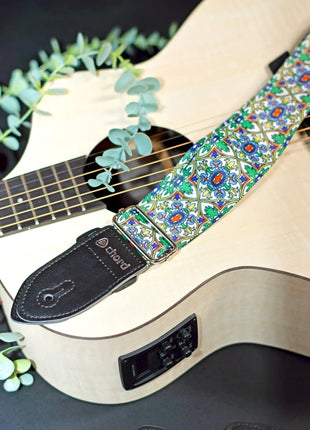 Chord Multi-colour Floral Deluxe Guitar Strap Chord
