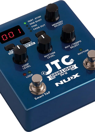 NU-X JTC Drum+Loop PRO Dual Pedal NU-X