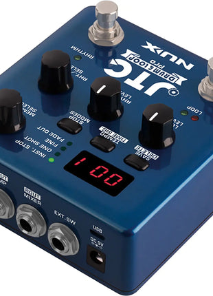 NU-X JTC Drum+Loop PRO Dual Pedal NU-X