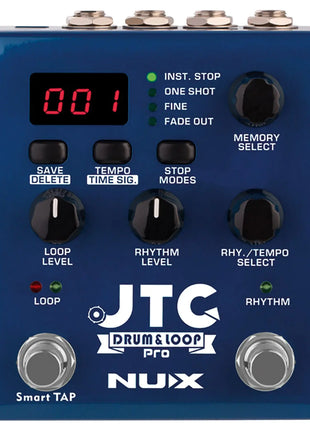 NU-X JTC Drum+Loop PRO Dual Pedal NU-X
