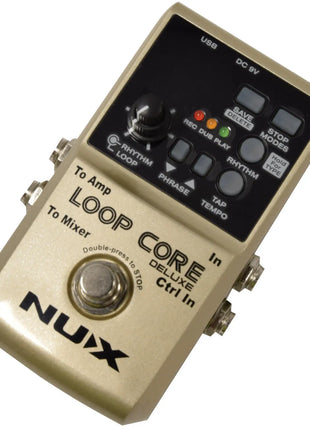 NU-X Loop Core Deluxe 24-bit Looper Pedal Bundle NU-X