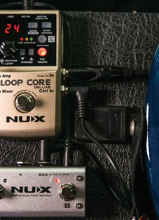 NU-X Loop Core Deluxe 24-bit Looper Pedal Bundle NU-X