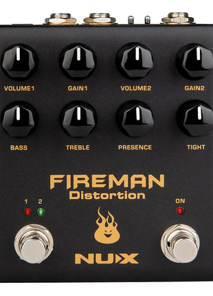 NU-X Fireman Dual Distortion Pedal NU-X