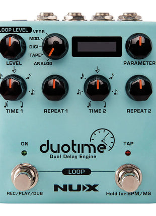 NU-X Duo Time Dual Delay Pedal NU-X