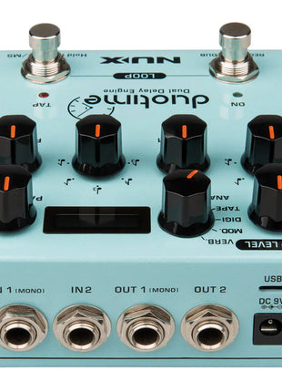 NU-X Duo Time Dual Delay Pedal NU-X