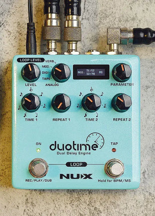 NU-X Duo Time Dual Delay Pedal NU-X