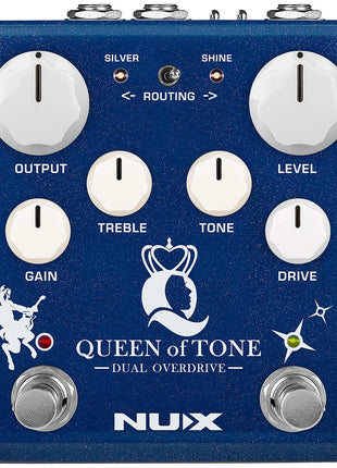NU-X Queen of Tone Dual Overdrive Pedal NU-X