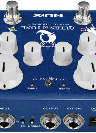 NU-X Queen of Tone Dual Overdrive Pedal NU-X