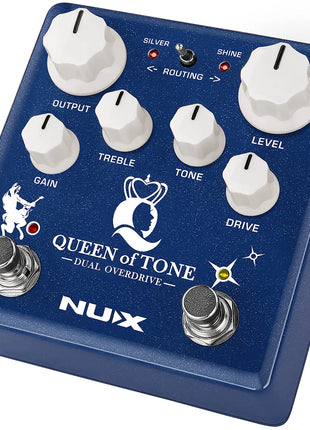 NU-X Queen of Tone Dual Overdrive Pedal NU-X