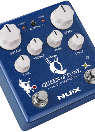 NU-X Queen of Tone Dual Overdrive Pedal NU-X