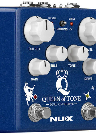 NU-X Queen of Tone Dual Overdrive Pedal NU-X