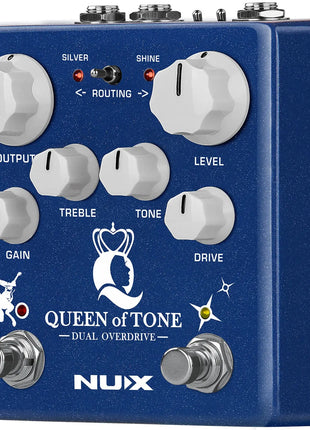 NU-X Queen of Tone Dual Overdrive Pedal NU-X