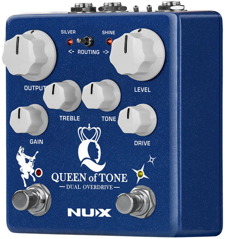 NU-X Queen of Tone Dual Overdrive Pedal NU-X