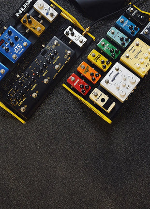 NU-X Large Bumblebee Pedalboard + Bag + Accessories NU-X