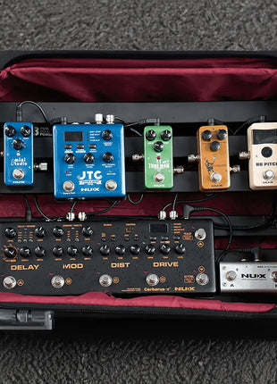 NU-X Large Bumblebee Pedalboard + Bag + Accessories NU-X