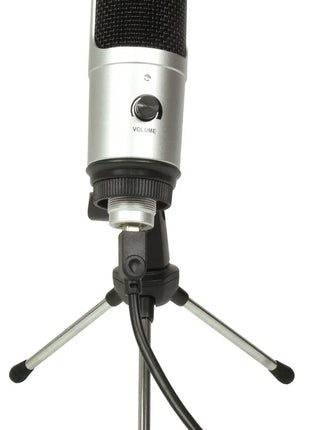 Citronic USB Podcast Microphone and Stand Citronic