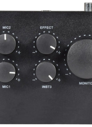 Citronic USB Audio Interface - 2 Microphone + 1 Instrument Citronic