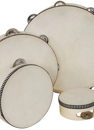 Chord Headed Tambourine 10cm (4") Chord