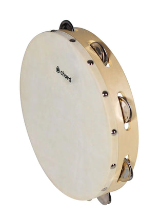 Chord Headed Tambourine 25cm (10") Chord