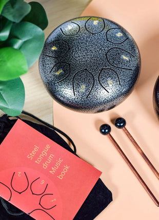 Chord Tongue Drum 6 inch 8-note - Silver Chord