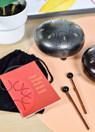 Chord Tongue Drum 6 inch 8-note - Silver Chord