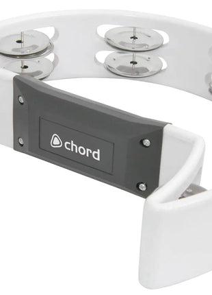 Chord Tambourine - Single D white Chord