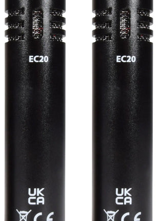 Citronic EC20 Condenser Microphones - Stereo Pair Citronic