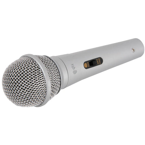 QTX DM11S dynamic microphone - silver QTX