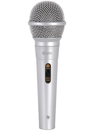 QTX DM11S dynamic microphone - silver QTX