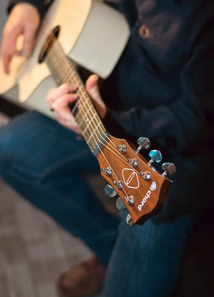 Chord Nomad Electro-Acoustic Guitar White Quilted Maple Chord