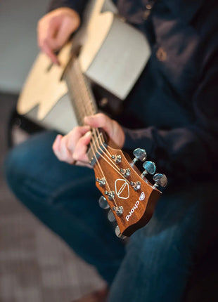 Chord Nomad Electro-Acoustic Guitar White Quilted Maple Chord