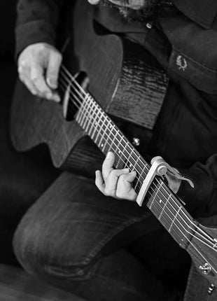 Chord Nomad Electro-Acoustic Guitar  Black Quilted Maple Chord