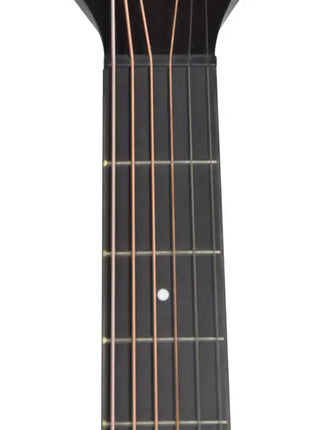 Chord Nomad Electro-Acoustic Guitar  Black Quilted Maple Chord