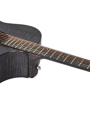 Chord Nomad Electro-Acoustic Guitar  Black Quilted Maple Chord