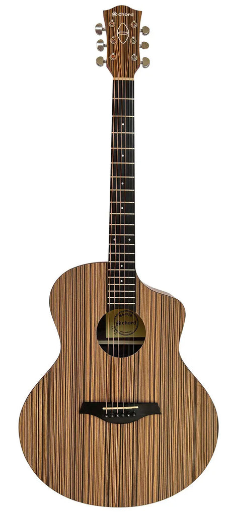 Chord Nomad Electro-Acoustic Guitar Deep Zebrano Chord