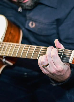 Chord Sundown Electro-Acoustic Western Guitar - Dark Zebrano Chord