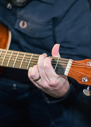 Chord Sundown Electro-Acoustic Western Guitar - Dark Zebrano Chord