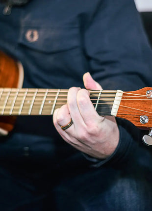 Chord Sundown Electro-Acoustic Western Guitar - Dark Zebrano Chord