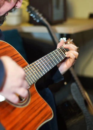 Chord Sundown Electro-Acoustic Western Guitar - Dark Zebrano Chord