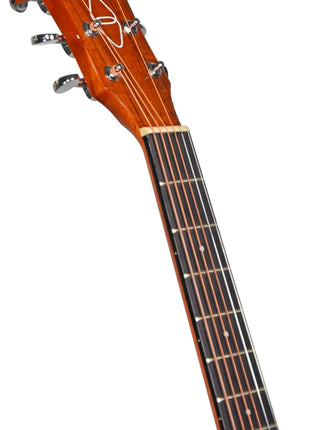 Chord Sundown Electro-Acoustic Western Guitar - Dark Zebrano Chord