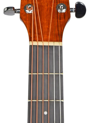 Chord Sundown Electro-Acoustic Western Guitar - Dark Zebrano Chord