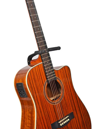 Chord Sundown Electro-Acoustic Western Guitar - Dark Zebrano Chord