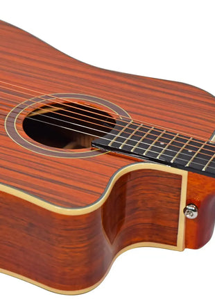 Chord Sundown Electro-Acoustic Western Guitar - Dark Zebrano Chord