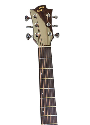 Sevinia Sevinia W41C Solid Spruce Top with Mahogany Back & Sides Sevinia