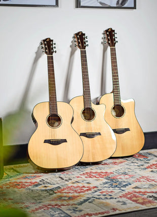 Sevinia Sevinia W41C Solid Spruce Top with Mahogany Back & Sides Sevinia