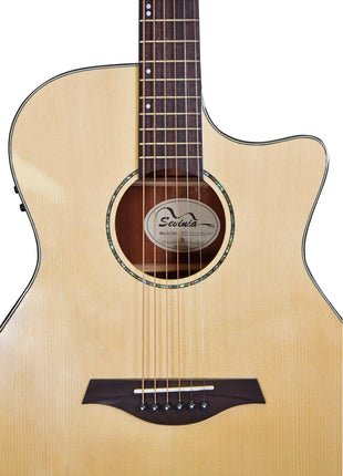 Sevinia Sevinia GA41C Solid Spruce Top with Mahogany Back & Sides Sevinia