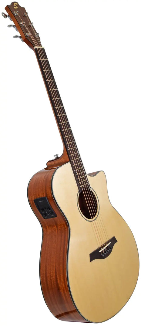 Sevinia Sevinia GA41C Solid Spruce Top with Mahogany Back & Sides Sevinia