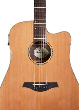 Sevinia Sevinia W41C Solid Cedar Top with Rosewood Back & Sides Sevinia