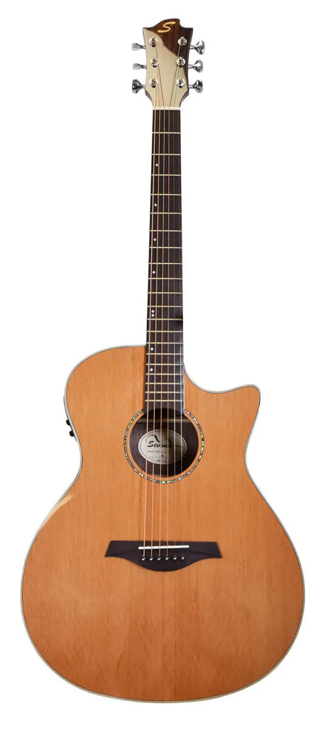 Sevinia Sevinia GA41C Solid Cedar Top with Rosewood Back & Sides Sevinia