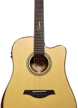 Sevinia Sevinia Solid Body Western Electro-Acoustic Guitar Sevinia